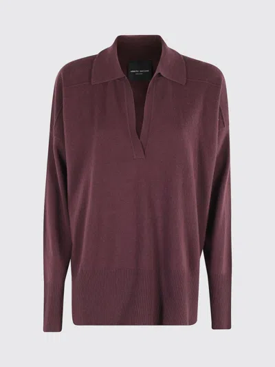 Roberto Collina Sweatshirt  Woman Color Burgundy