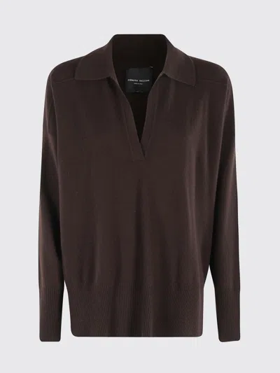 Roberto Collina Sweatshirt  Woman Color Ebony In Brown