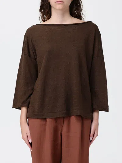 Roberto Collina Sweatshirt Woman In Brown