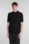 Roberto Collina Knit T-shirt In Black