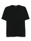 Roberto Collina Knit T-shirt In Black