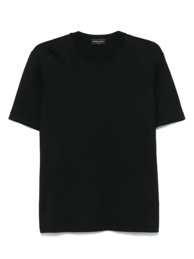 ROBERTO COLLINA CREW NECK COTTON T-SHIRT