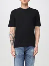 Roberto Collina Short Sleeves Crew Neck T-shirt Clothing In Black
