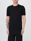 Roberto Collina Short-sleeved Knitted Pullover In Black