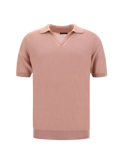 Roberto Collina T-shirts And Polos In Rosa