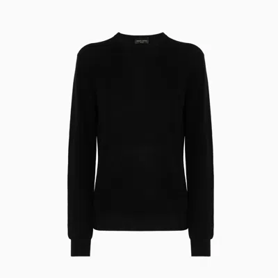 Roberto Collina Tagliatore Sweater In Black