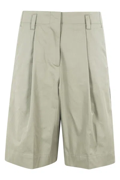 ROBERTO COLLINA TAILORED BERMUDA SHORTS WITH PLEATS