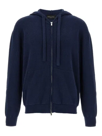 ROBERTO COLLINA TERRY-CLOTH HOODIE