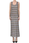 ROBERTO COLLINA TEXTURED KNIT LONG DRESS