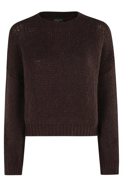 ROBERTO COLLINA ROBERTO COLLINA TEXTURED RELAXED-FIT LONG-SLEEVED CREW NECK SWEATER