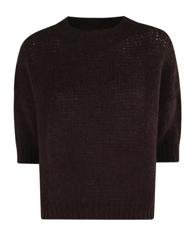 ROBERTO COLLINA THREE QUARTER SLEEVE SWEATER