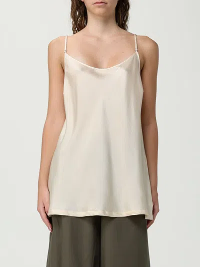 Roberto Collina Top  Woman Color Beige In White