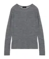 Roberto Collina Translucent Sweater In Gray
