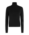 Roberto Collina Turtleneck Long Sleeve Sweater In Black