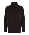 Roberto Collina Turtleneck Long Sleeve Sweater In Brown