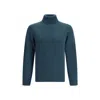 Roberto Collina High-neck Knitted Sweater In Blue