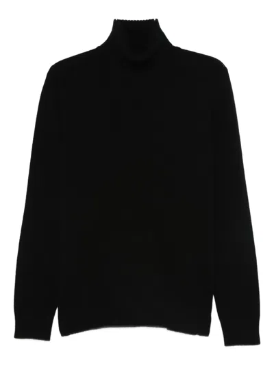 Roberto Collina Turtleneck Sweater In Black