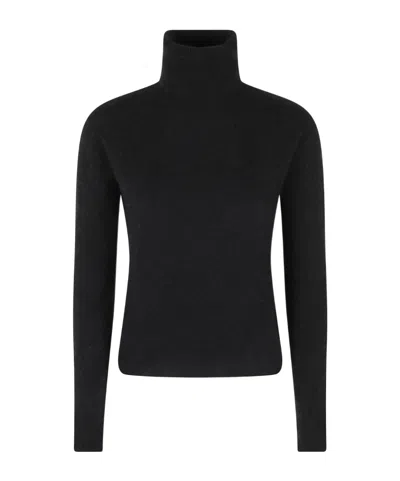 Roberto Collina Turtleneck Sweater In Black