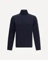 Roberto Collina Turtleneck Sweater In Blue