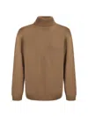 Roberto Collina Turtleneck Sweater In Cammello