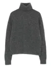 Roberto Collina Turtleneck Sweater In Gray