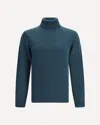 Roberto Collina High-neck Knitted Sweater In Green