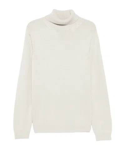Roberto Collina Turtleneck Sweater In Animal Print