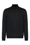 Roberto Collina Turtleneck Wool Sweater Long Sleeves