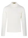 Roberto Collina Classic Turtleneck Sweater In White