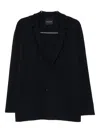 Roberto Collina Two-button Patch-pocket Blazer In Blue