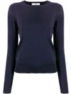 Roberto Collina Ultra-fine Merino Wool Sweatshirt In Blue