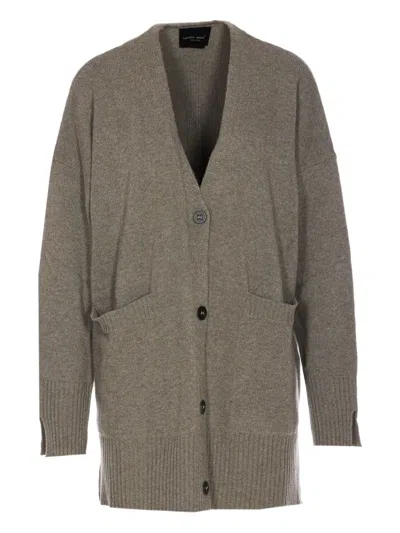 ROBERTO COLLINA V-NECK BUTTONED CARDIGAN