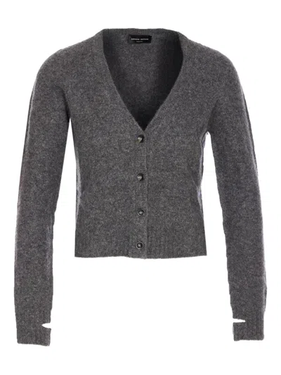 ROBERTO COLLINA V-NECK BUTTONED-UP CARDIGAN
