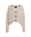Roberto Collina V-neck Knit Cardigan In Neutral