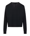 Roberto Collina V-neck Long-sleeve Sweater In Black