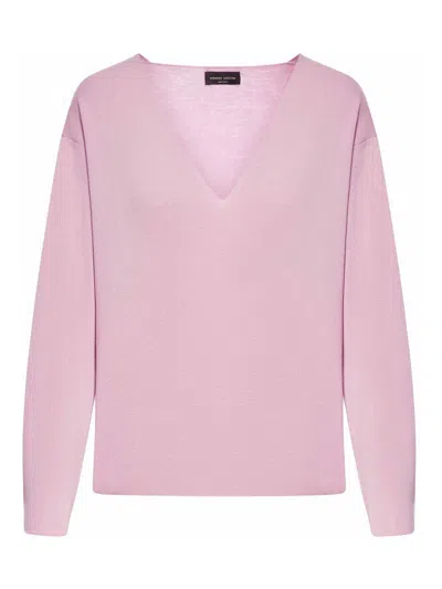 ROBERTO COLLINA V NECK PULLOVER