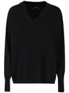 ROBERTO COLLINA V-NECK WOOL JUMPER