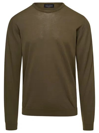 Roberto Collina Crew-neck Long-sleeve Jumper In Grün