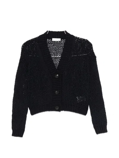 Roberto Collina V-neck Cardigan In Black