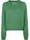Roberto Collina Round Neck Sweater Clothing In Green