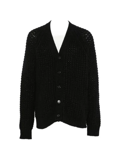 Roberto Collina Long-sleeve Single-breasted Cardigan In Multi