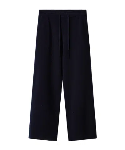 Roberto Collina Wide-leg Casual Pants In Blue