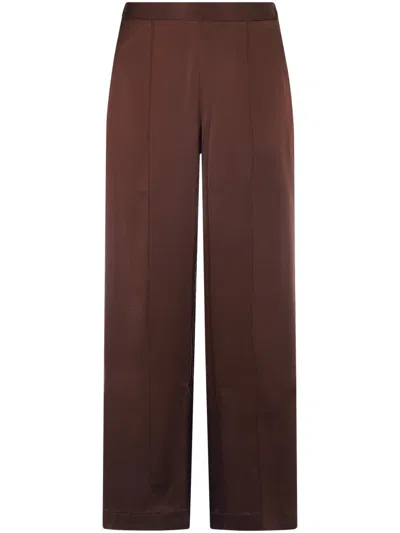 ROBERTO COLLINA WIDE-LEG TROUSERS WITH SMOOTH FINISH