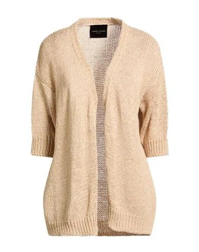Roberto Collina Woman Cardigan Beige Size S Cotton, Polyamide In Nude