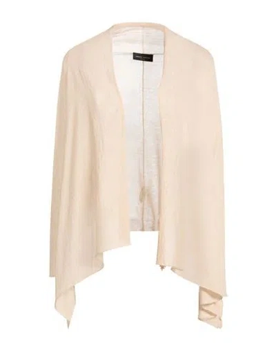 Roberto Collina Woman Cardigan Beige Size S Merino Wool In Neutral