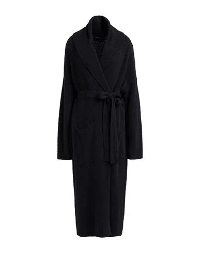 Roberto Collina Woman Cardigan Black Size L Alpaca Wool, Nylon