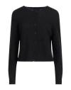 Shop Roberto Collina Woman Cardigan Black Size M Cashmere, Silk, Polyester