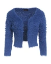 Roberto Collina Woman Cardigan Blue Size L Cotton, Nylon