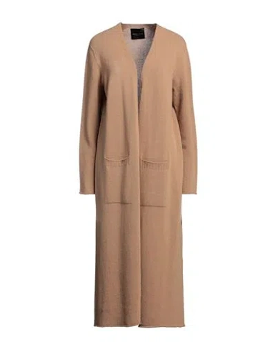 Roberto Collina Woman Cardigan Camel Size S Merino Wool, Cashmere In Brown