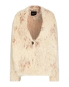 Roberto Collina Woman Cardigan Cream Size M Mohair Wool, Nylon, Alpaca Wool, Wool In Neutral
